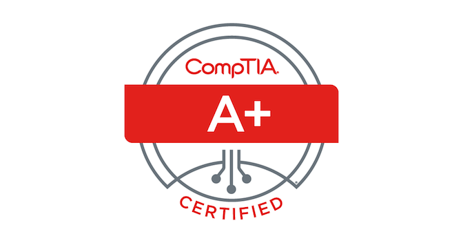 CompTIA A+ Certified badge